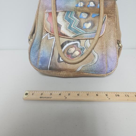 BIACCI handpainted leather purse never used - Picture 10 of 11
